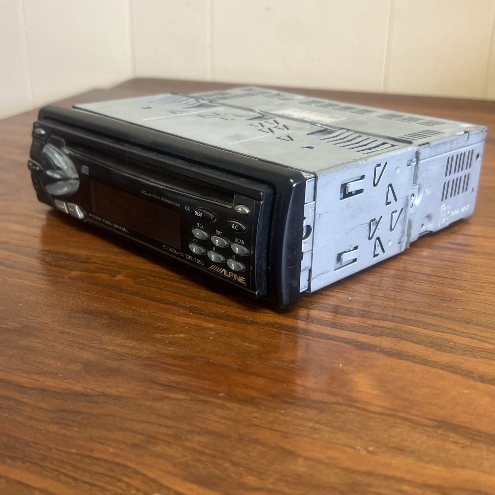 Vintage Alpine CDE 7853 CD Player Vintage Old School Tested Head Unit