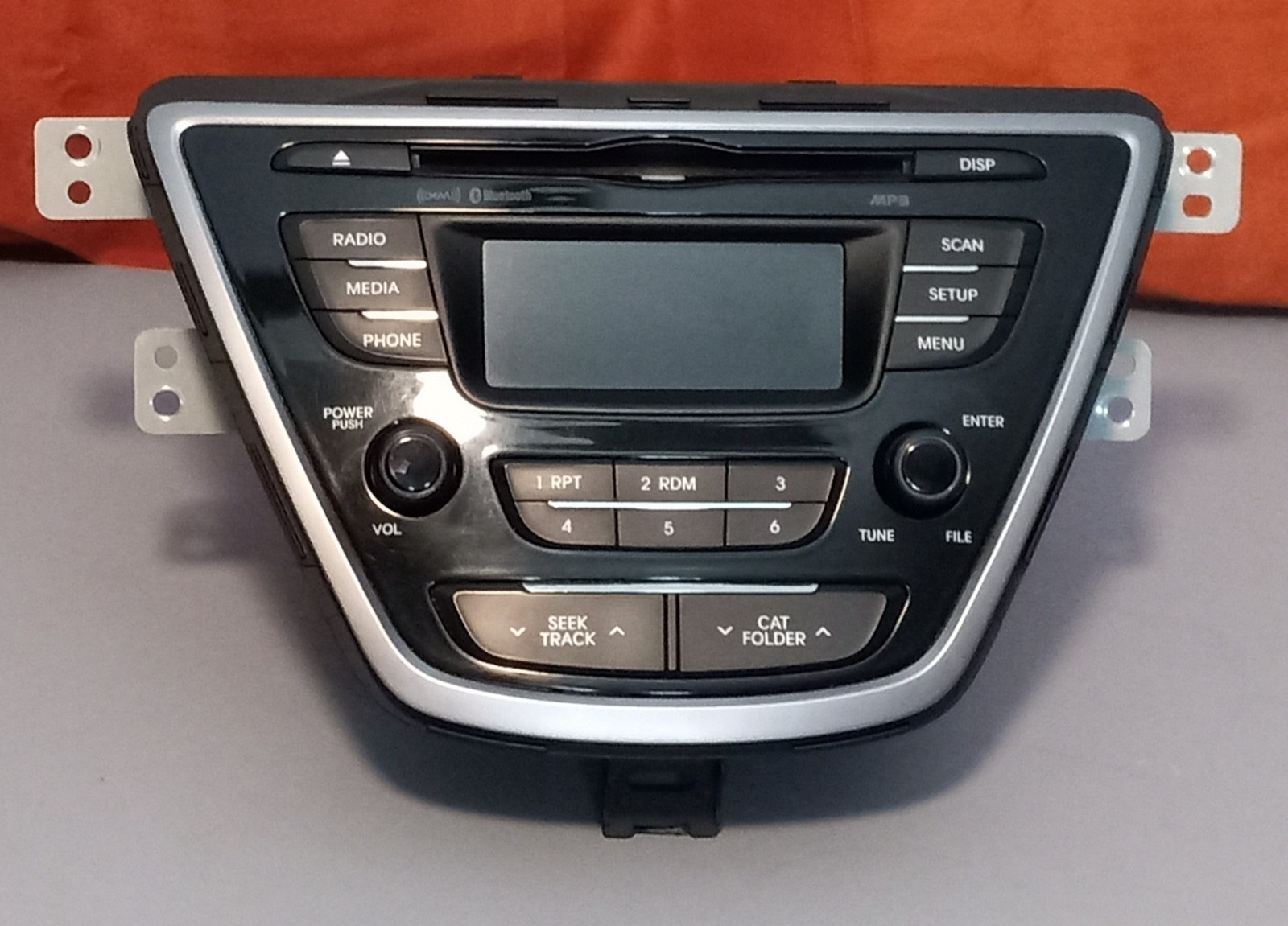 2013 HYUNDAI ELANTRA AM FM CD MP3 RADIO ID-96170-3X165RA5 Ver.224