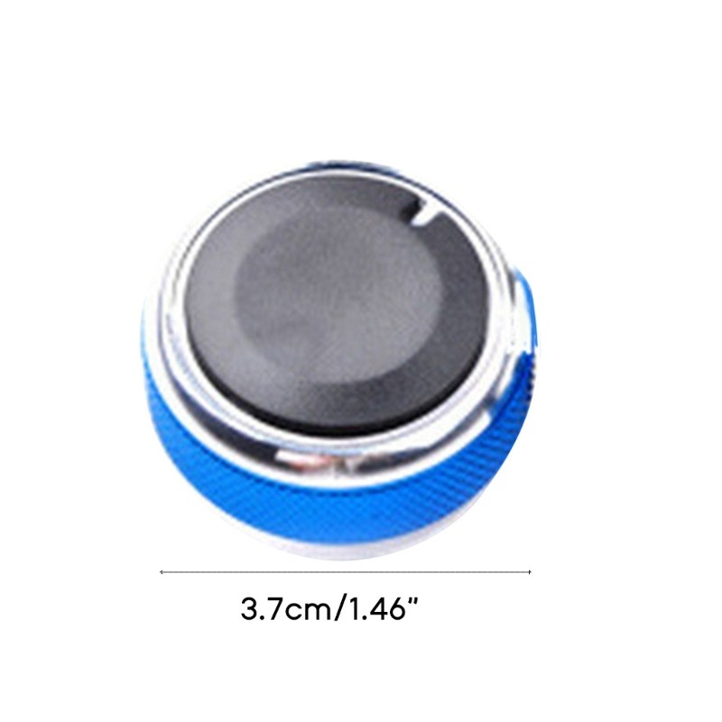 3pcs Air Conditioning Switch Knob Climate Control Button Aluminum For