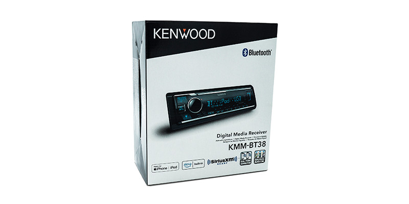 Kenwood KMM-BT38 Bluetooth Car Stereo w/USB AM FM MP3 Multi Color LCD & Alexa