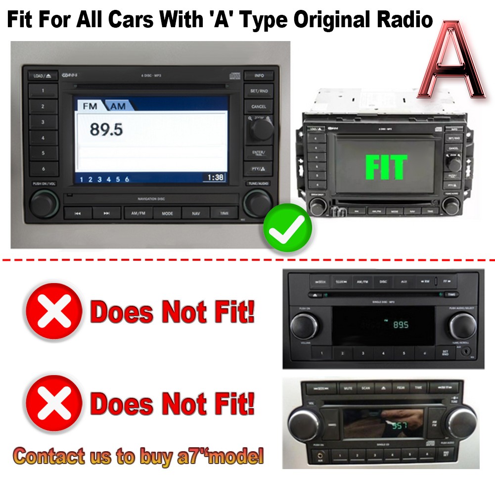 8″ Android 13 Carplay For Chrysler 300C 2005-2007 2Din Car Stereo Radio BT