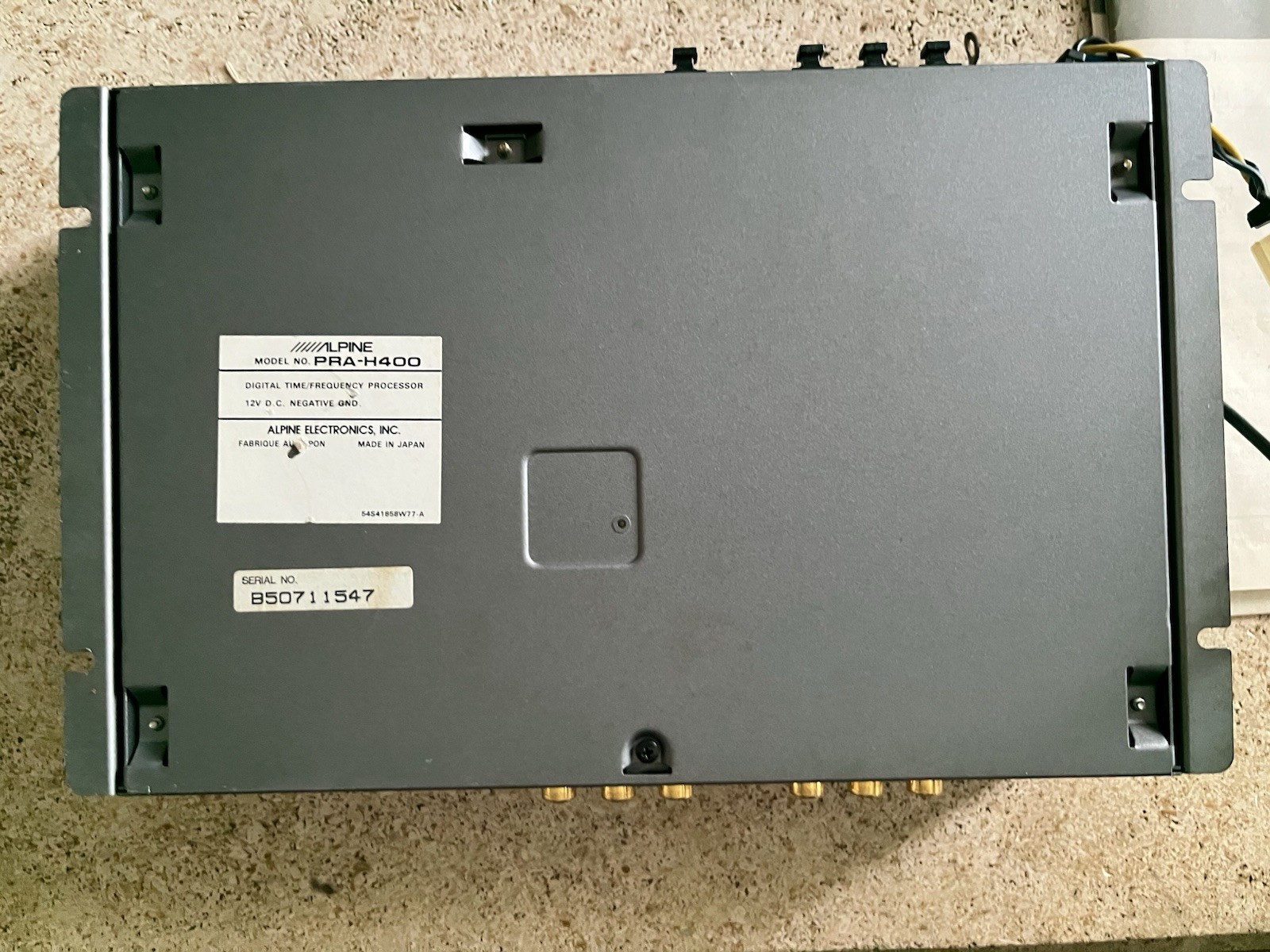 Alpine PRA-H400 Digital Time/Frequency Processor Crossover