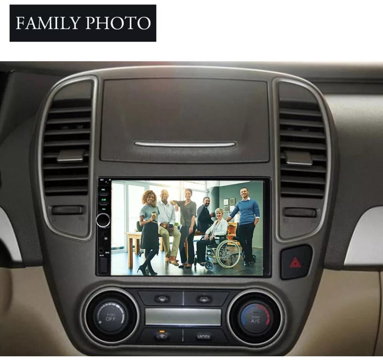 For all KIA car stereo Mirror Link SWC USB/SD 4LED Camera black