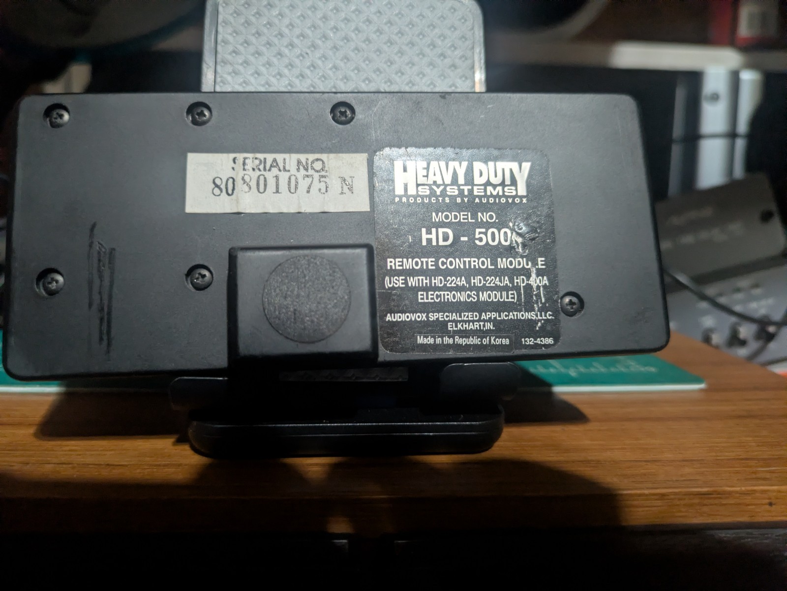 Audiovox Heavy Duty 500B 🚜 Radio Head Remote Control Module Farm Tractor Work