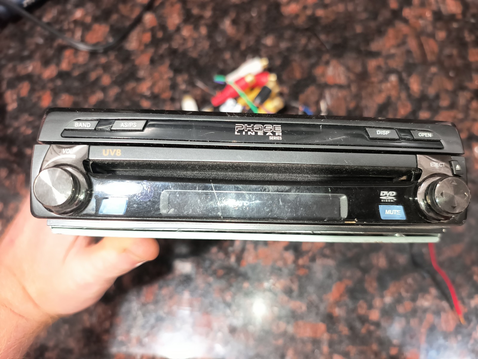 Phase Linear Jensen DVD/MP3/WMA/ In-Dash Car Stereo Model UV8