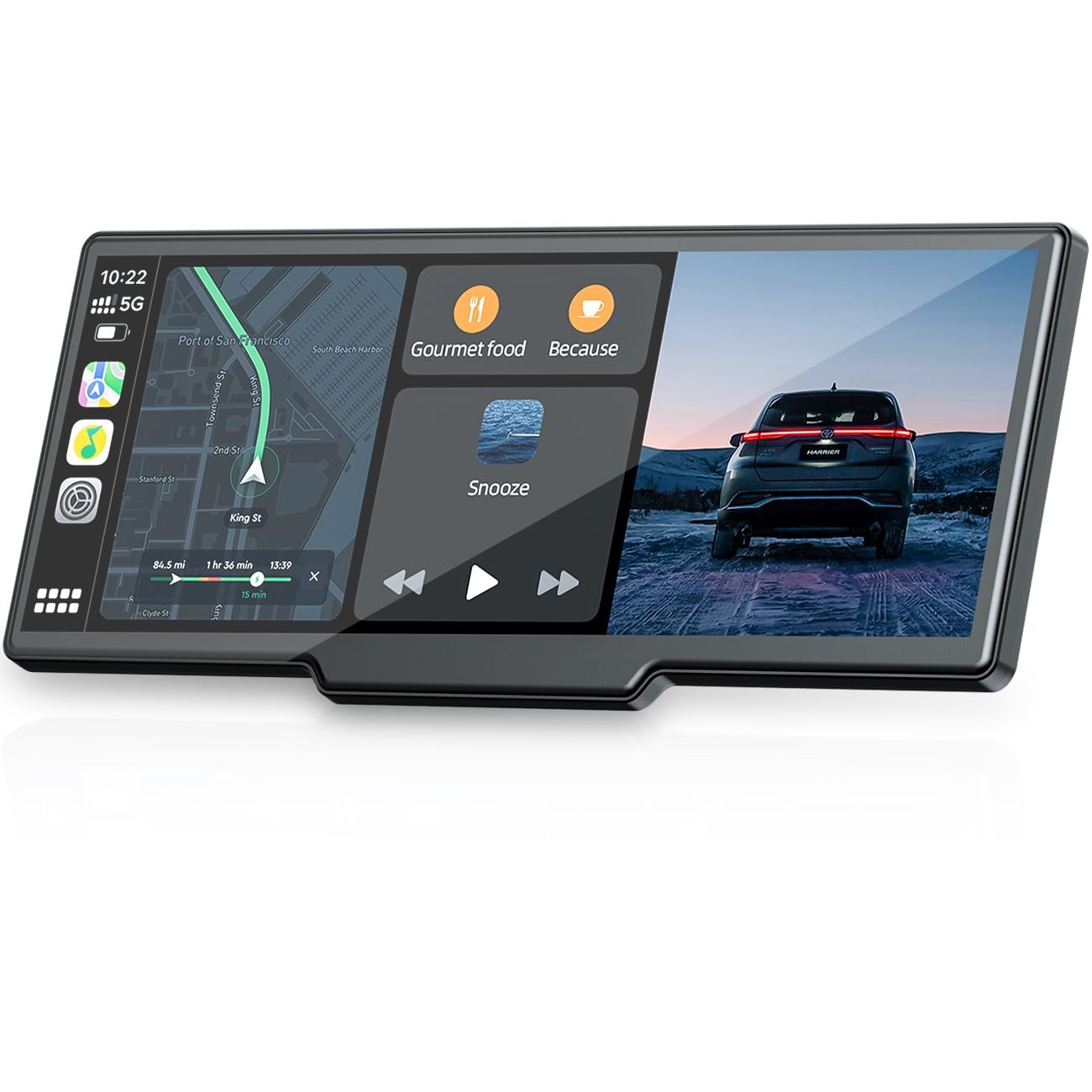 9.26” Carplay Screen with 2.5K Dash Cam and 1080P Backup Camera