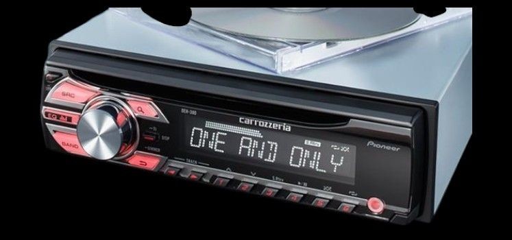 Carrozzeria DEH-380 CD Receiver 1-DIN Pioneer Car Audio Tested & Working