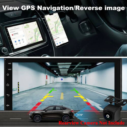 Android 16 Carplay GPS Navi WiFi Double 2Din Touch Screen Car Stereo Radio 10.1″