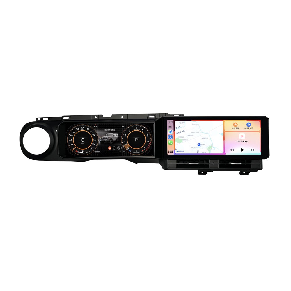 12.3″ For Jeep Wrangler 2018-2022 Car GPS Player Stereo Radio Instrument Cluster