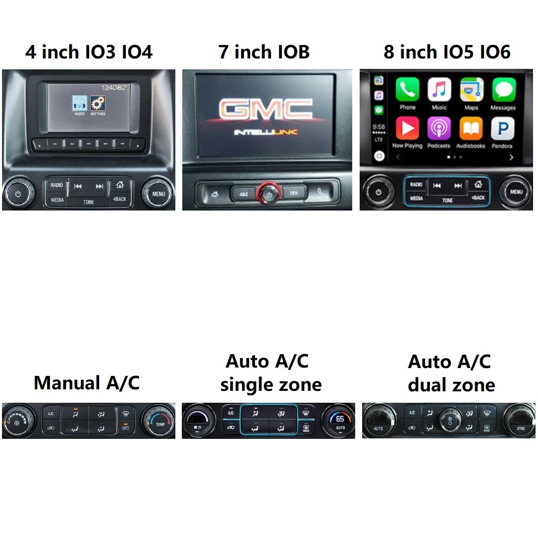 Android9.0 Vertical Stereo Radio For Chevrolet Silverado Gmc Sierra 2014-2019