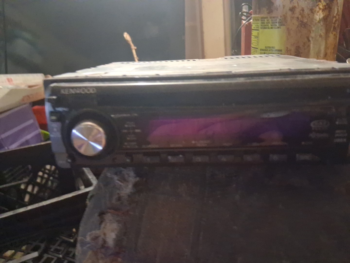 Kenwood KDC – Mp538u Complete CD Unit Detachable Face Non Working Parts Or Repai