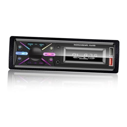 Single Din Car Audio System with APP Control MP3 Player for Car Stereo Radio