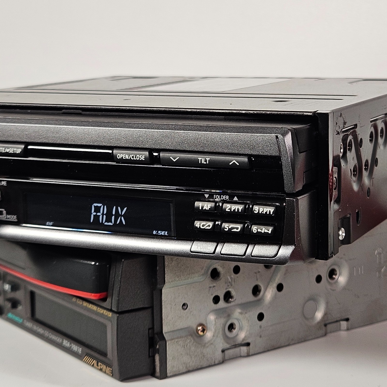 ALPINE CVA-1014R + KCE-104V BRAND NEW Tested Working Rare Vintage Alpine