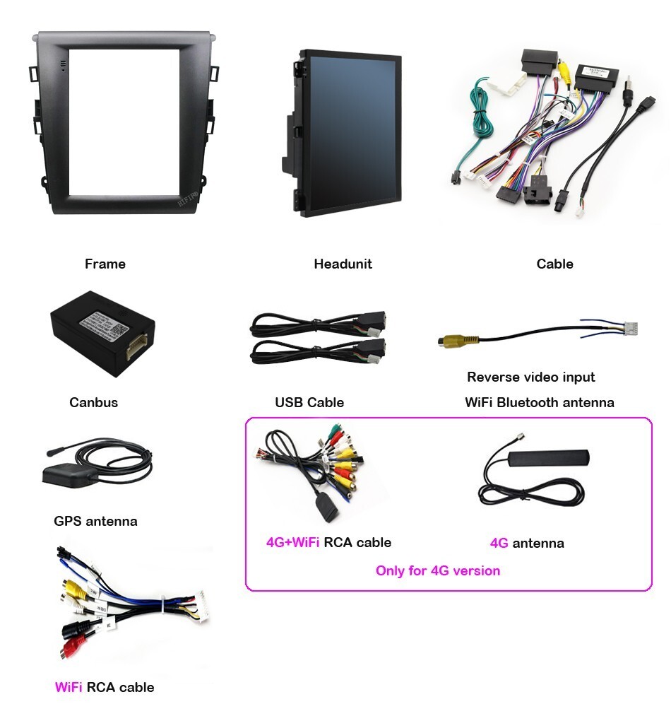 10.4” Android 15 Stereo Radio Navi GPS Player For Ford Fusion Mondeo 2013-2020