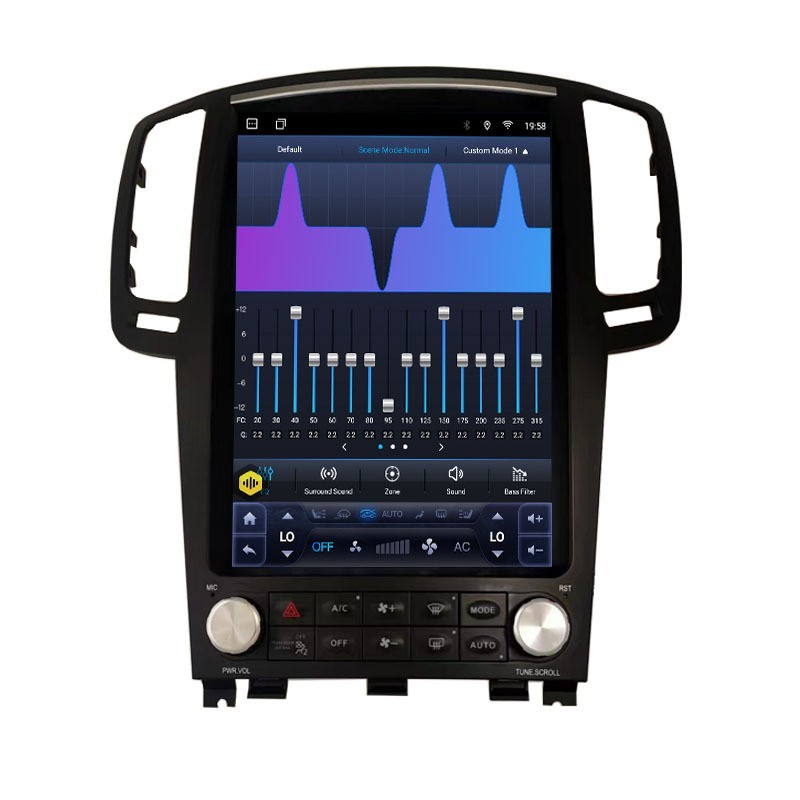 12.1″ Vertical Screen Tesla Style For Infiniti G25 G35 G37 2007-2015 Car Radio