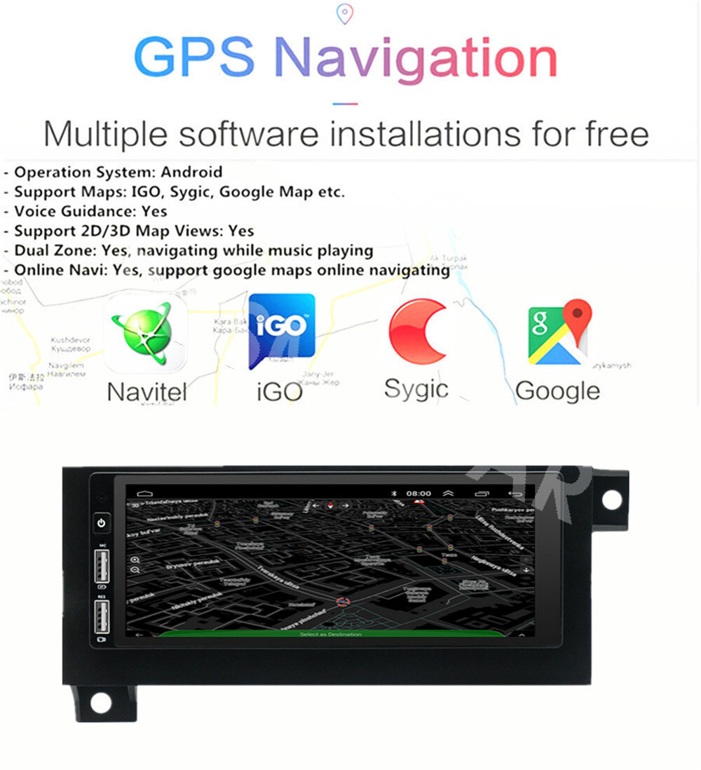 1 Din Car MP5 Player For Carplay GPS WiFi Fit For 1993-1998 Jeep Grand Cherokee