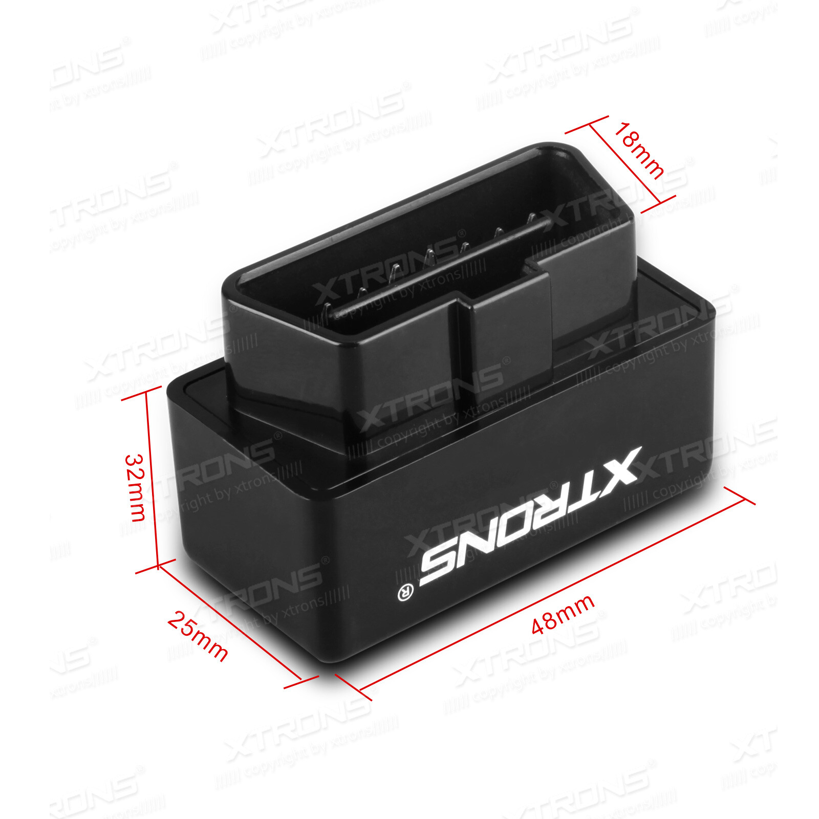 XTRONS Bluetooth OBD2 II Car Auto Diagnostic Scanner Tool for Stereo Head Units