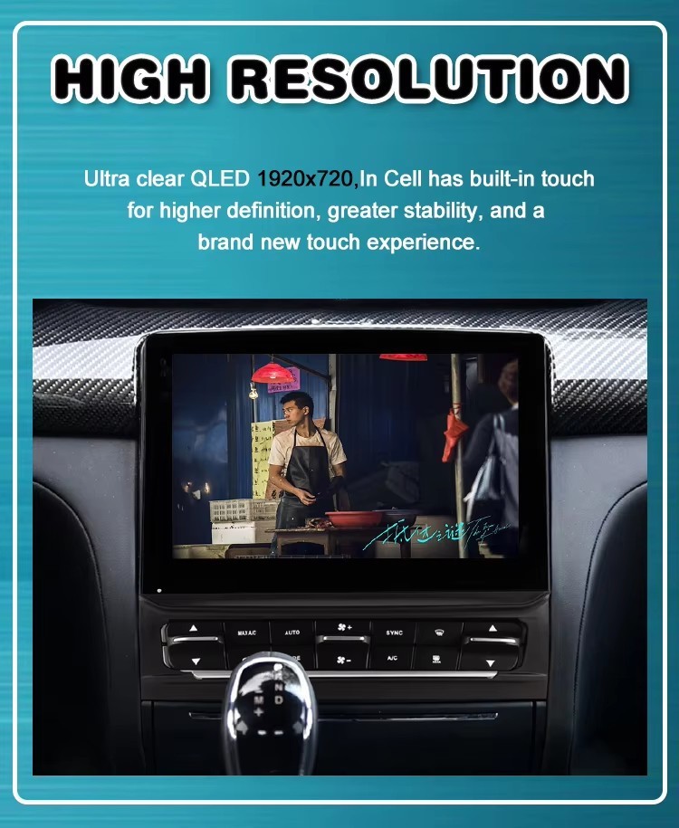 9” HD Car Radio GPS Navigation Android 64GB For Maserati Quattroporte 2017-2020