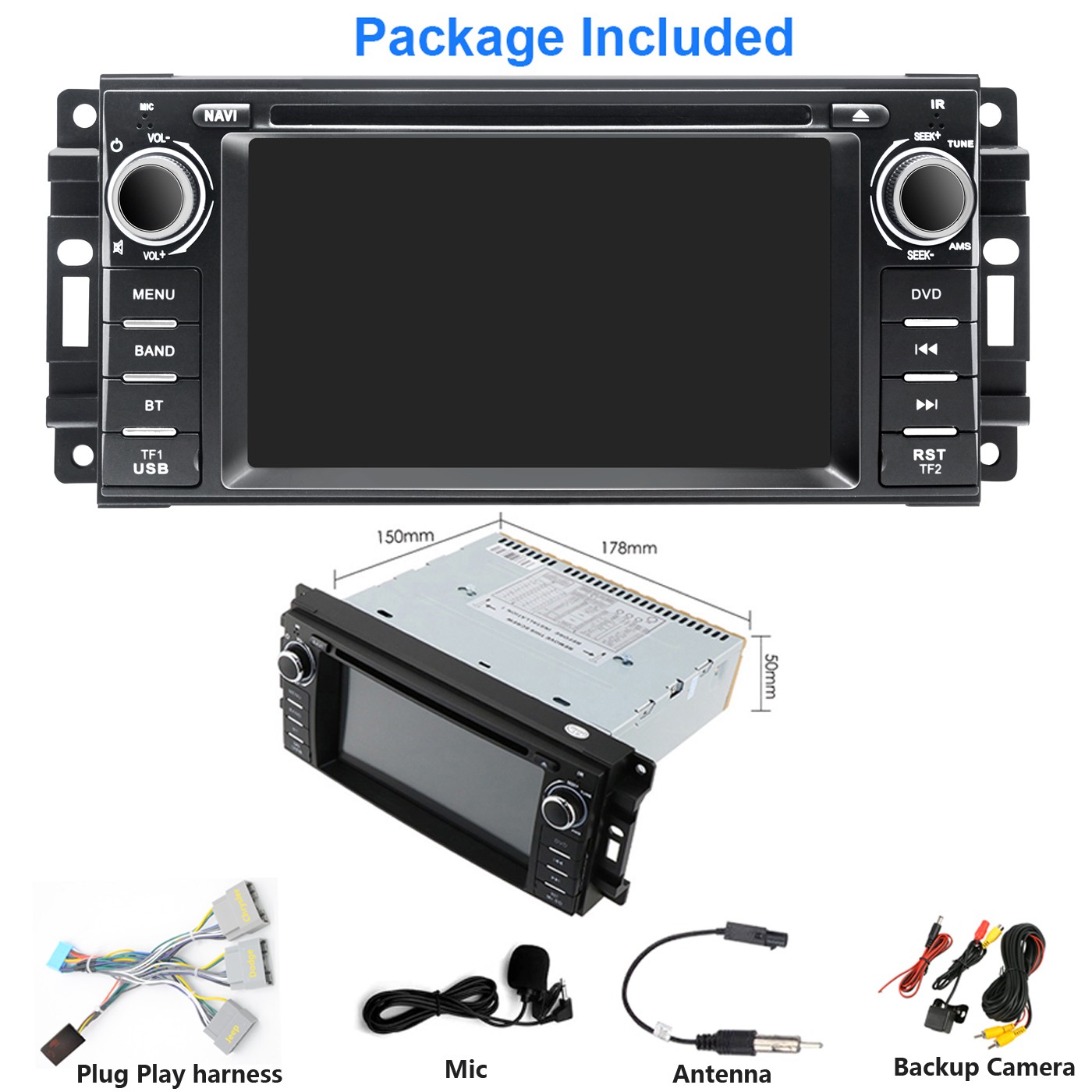 Carplay For Toyota Corolla 2003-2008 Android 15 Car Stereo Radio GPS Plug Play