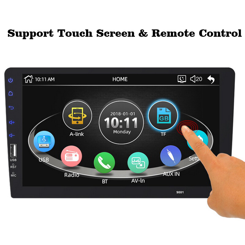 9 inch Touch screen Remote Control Bluetooth MP5 car player Mirror Link USB card