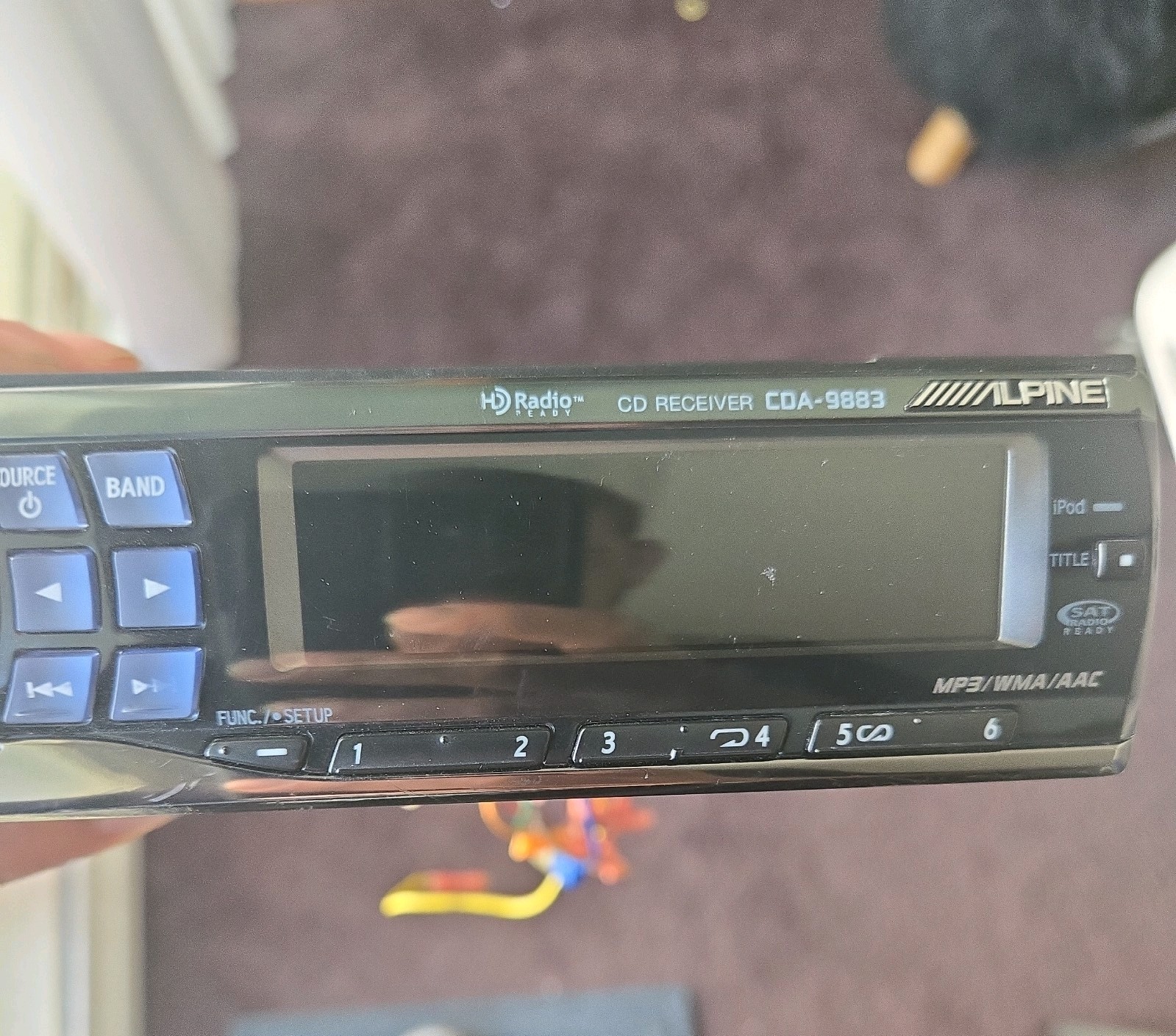 Alpine CDA-9883 am/fm/CD/mp3 Player In-Dash HD & Satellite Radio Ready