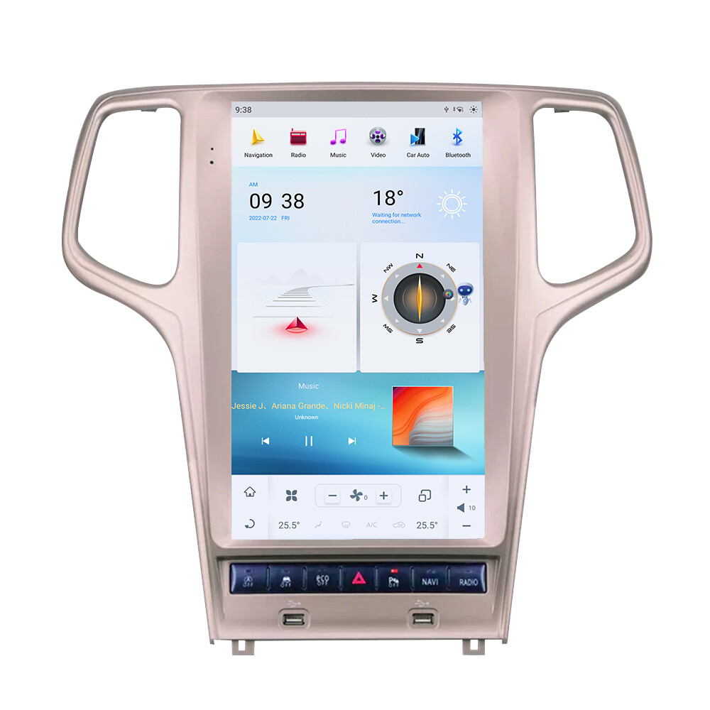 13.6″HD Car Radio for Jeep Grand Cherokee 2014-2019 GPS Bluetooth DSP Phonelink