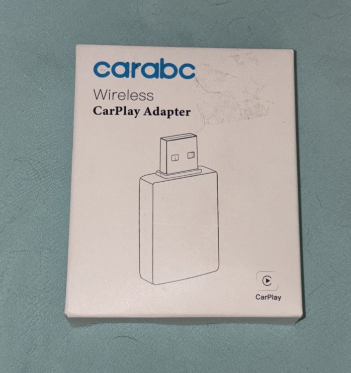Carabc CarPlay Wireless Adapter with Extension Cable USB & USB-C/Type-C – NEW!
