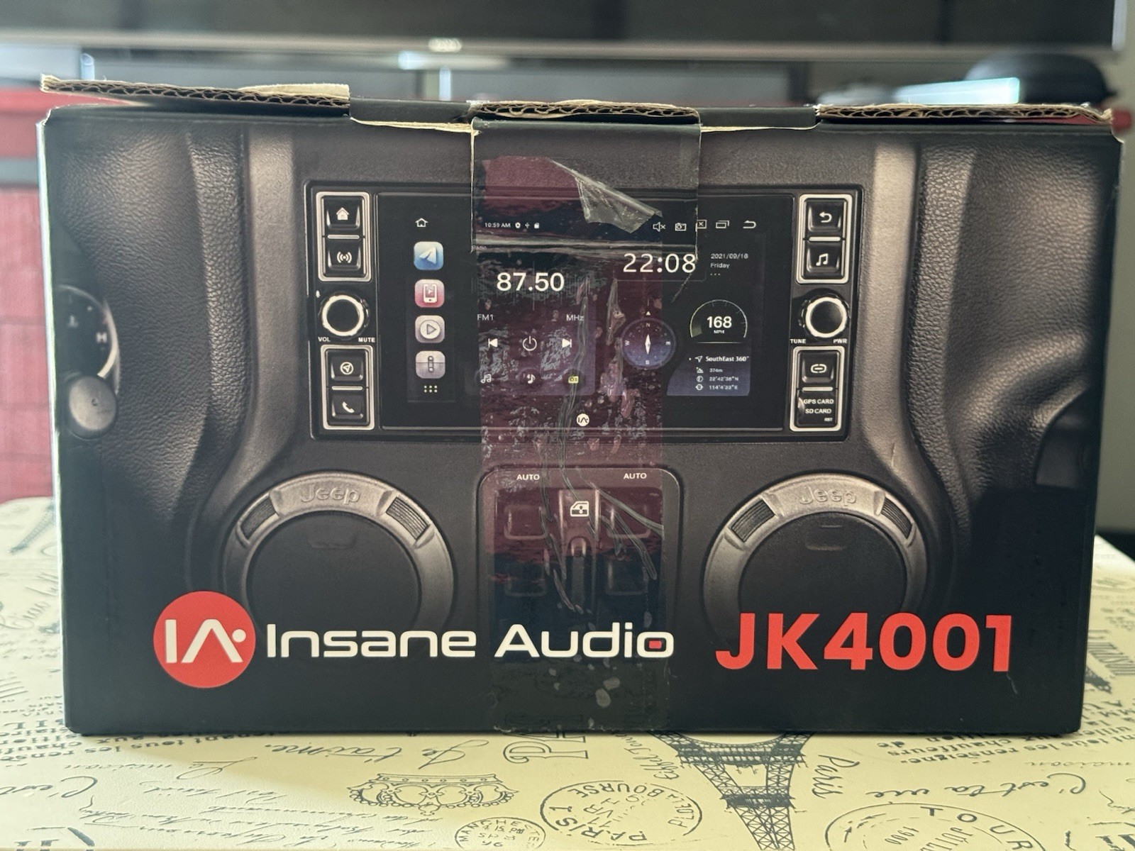 🔥🔥Insane Audio JK-4001 Jeep Wrangler JK Radio CarPlay Complete Kit. 🔥🔥