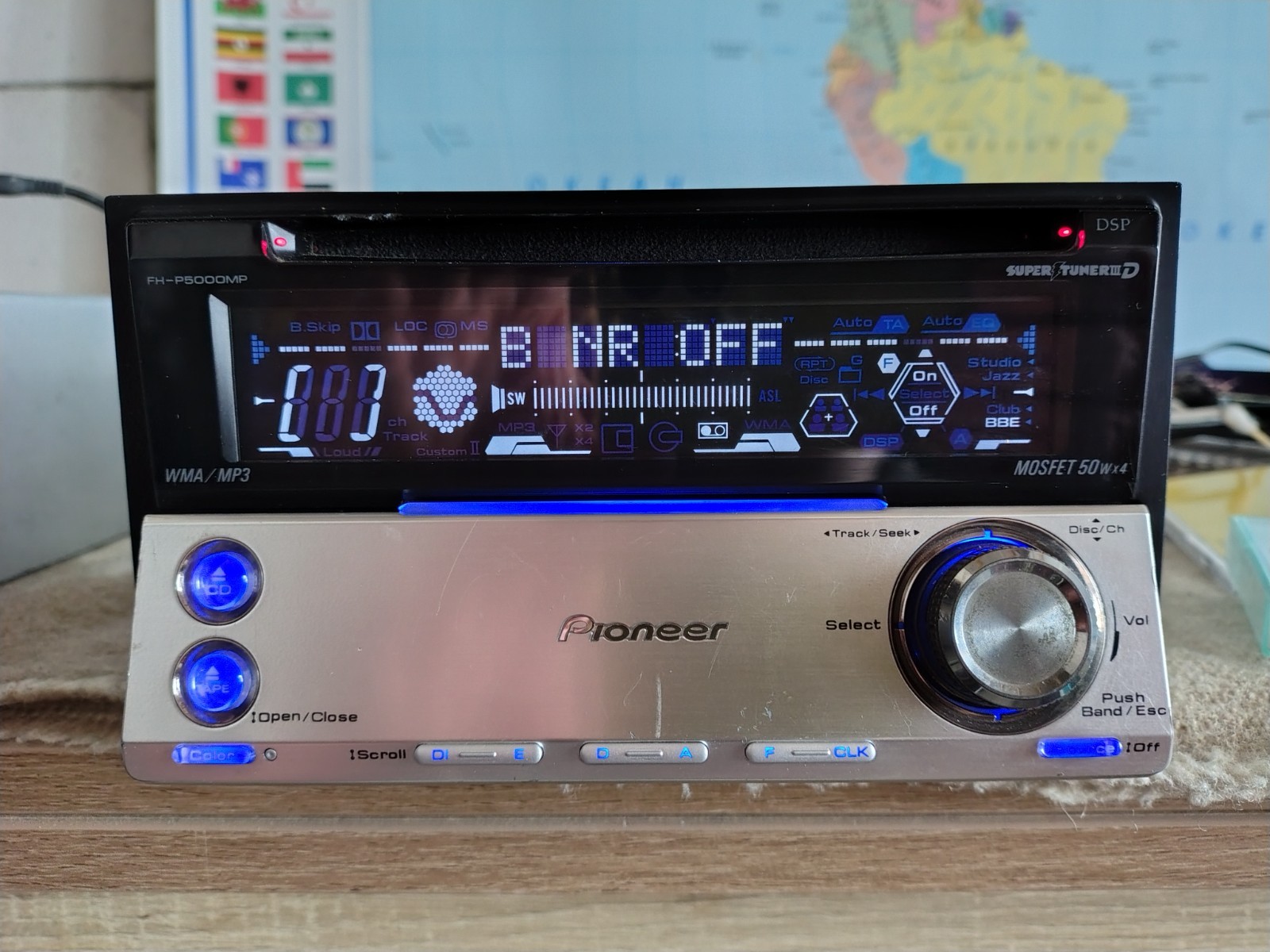 Pioneer FH-P5000MP Car Stereo CD/Cassete Player In Dash Receiver Fully Working