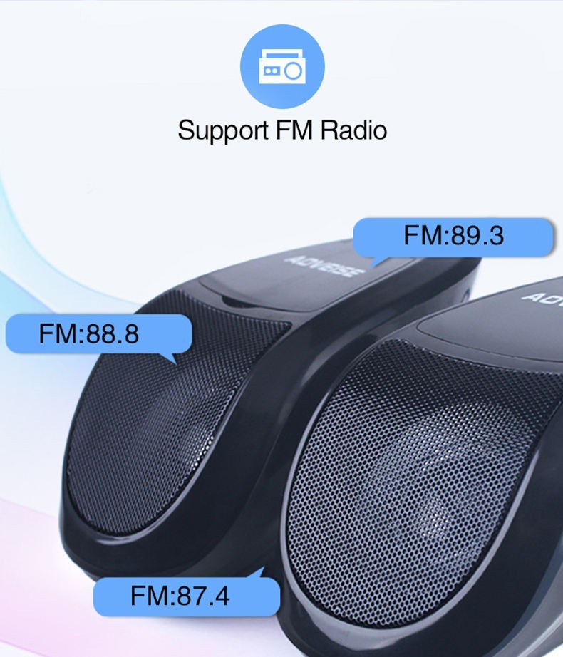 2PCS Waterproof Radio USB Mp3 Player Motorcycle Audio Accessory for Other Motos