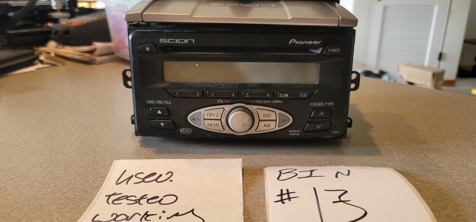 2007 Toyota Scion Tc Pioneer Am Fm Cd Mp3 Wma Aux Sat Stereo #08600-21800