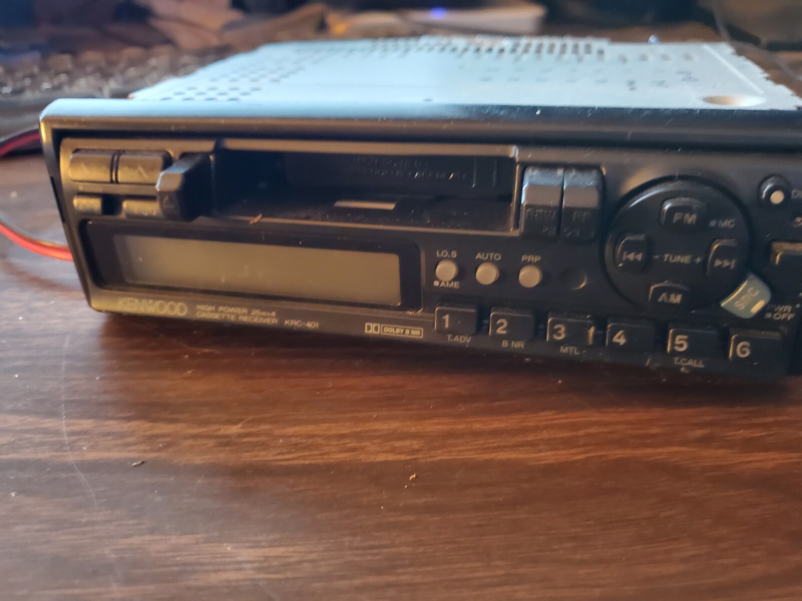 KENWOOD KRC-401 Cassette Receiver Tape Deck car stereo 12v 25Wx4 Dolby B nr