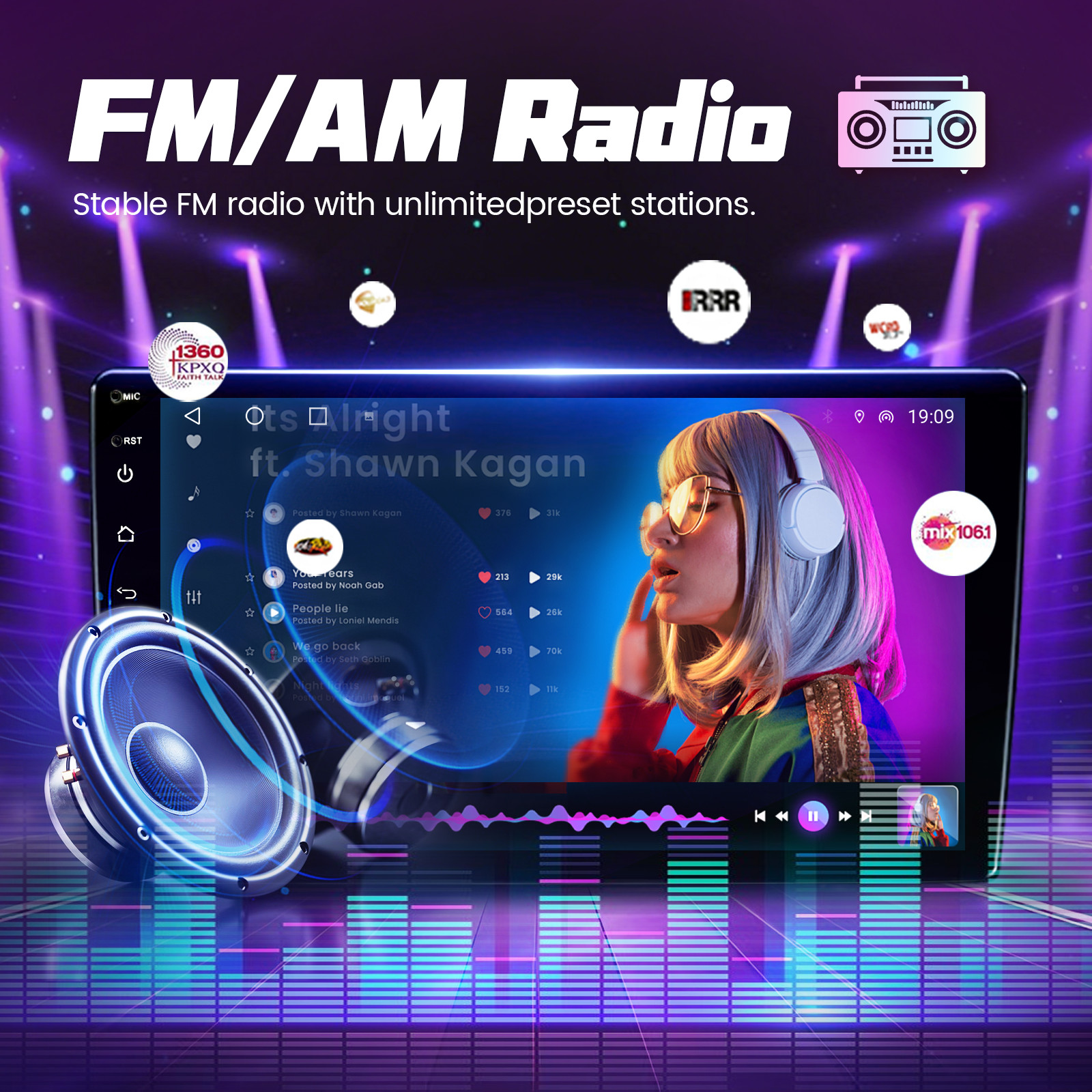 13.1″ Pantalla Para 2014-2018 Chevy Silverado GMC Sierra Radio de coche estéreo
