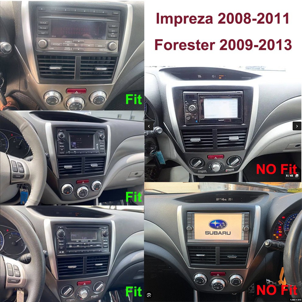4G+64G Carplay Radio Stereo GPS For Subaru Forester 2009-2013 Impreza 1280*800