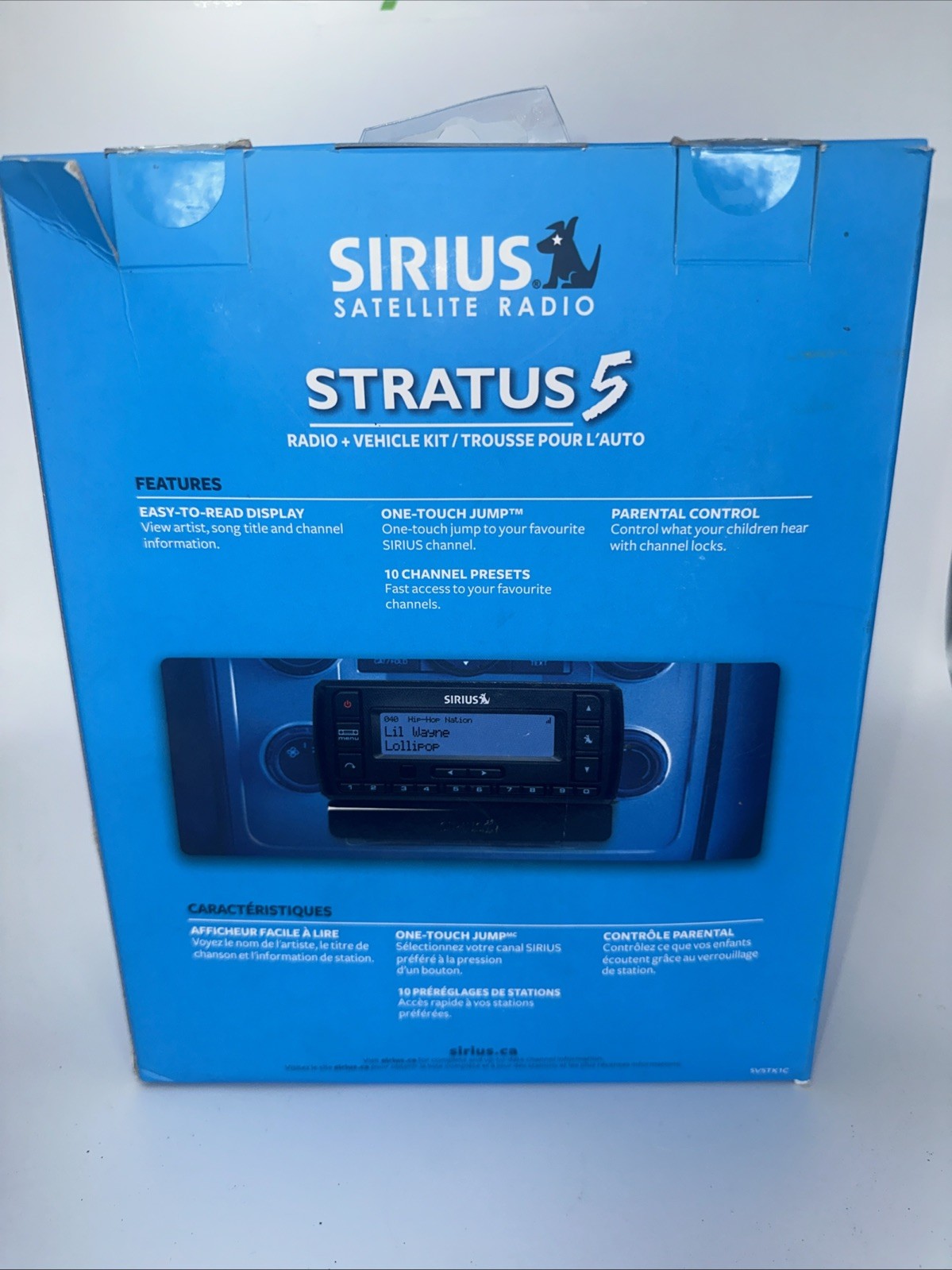SIRIUS Stratus 5 Satellite Radio Vehicle Kit SV5TK1 – Brand New Factory Sealed
