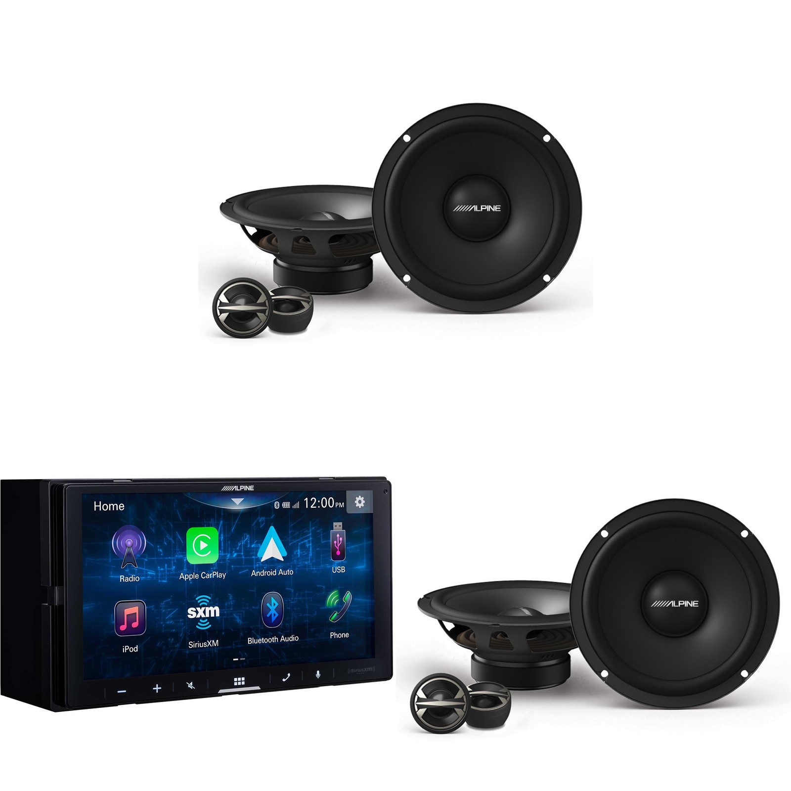 Alpine iLX-W670 Digital Multimedia Receiver with CarPlay and Android Auto Com…