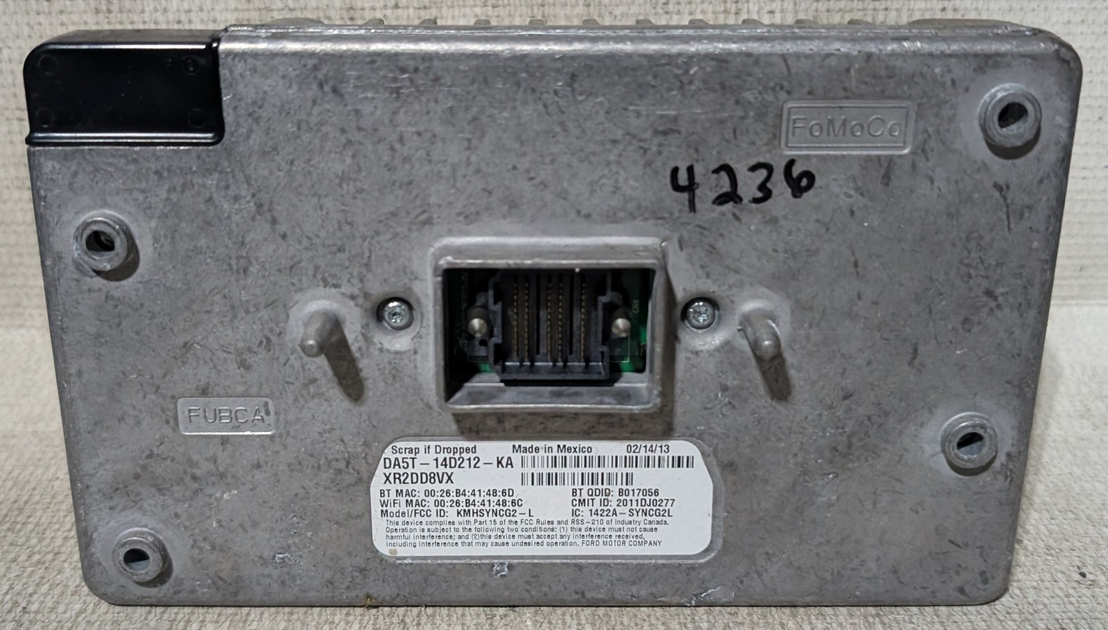 Ford Explorer 2011 2012 2013 2014 Factory Radio Sync 2 APIM Module DA5T14D212KA