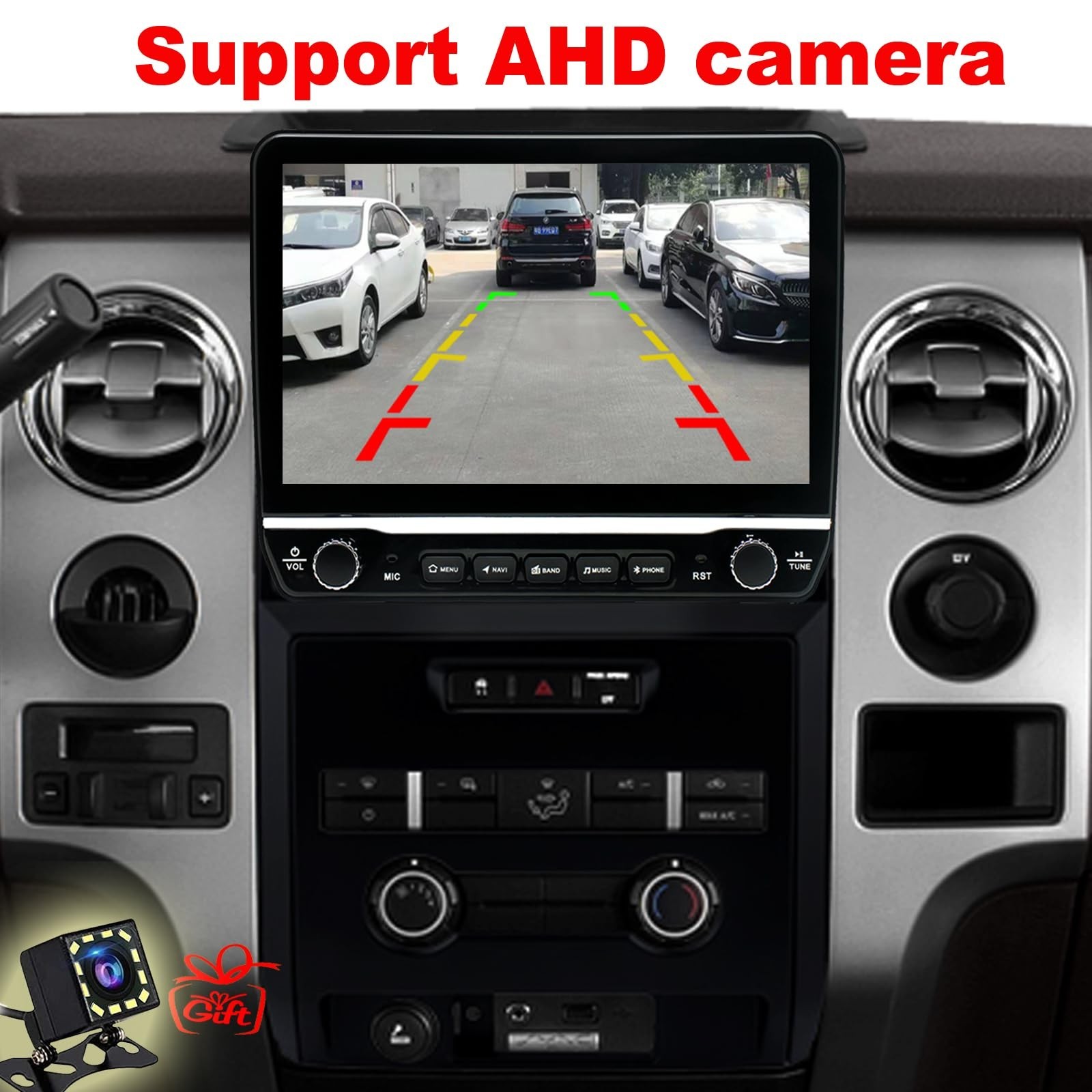 for Ford F150 Radio Upgrade 2009 2010 2011 2012,QLED Touch Screen Stereo,8 Co…