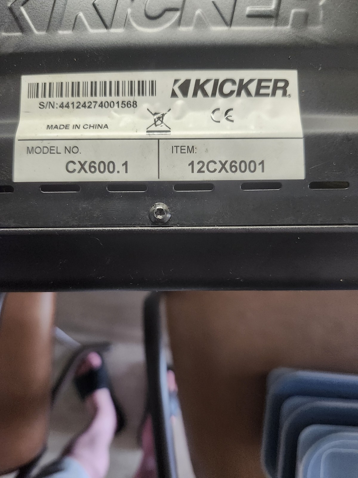 Kicker Car Amplifier