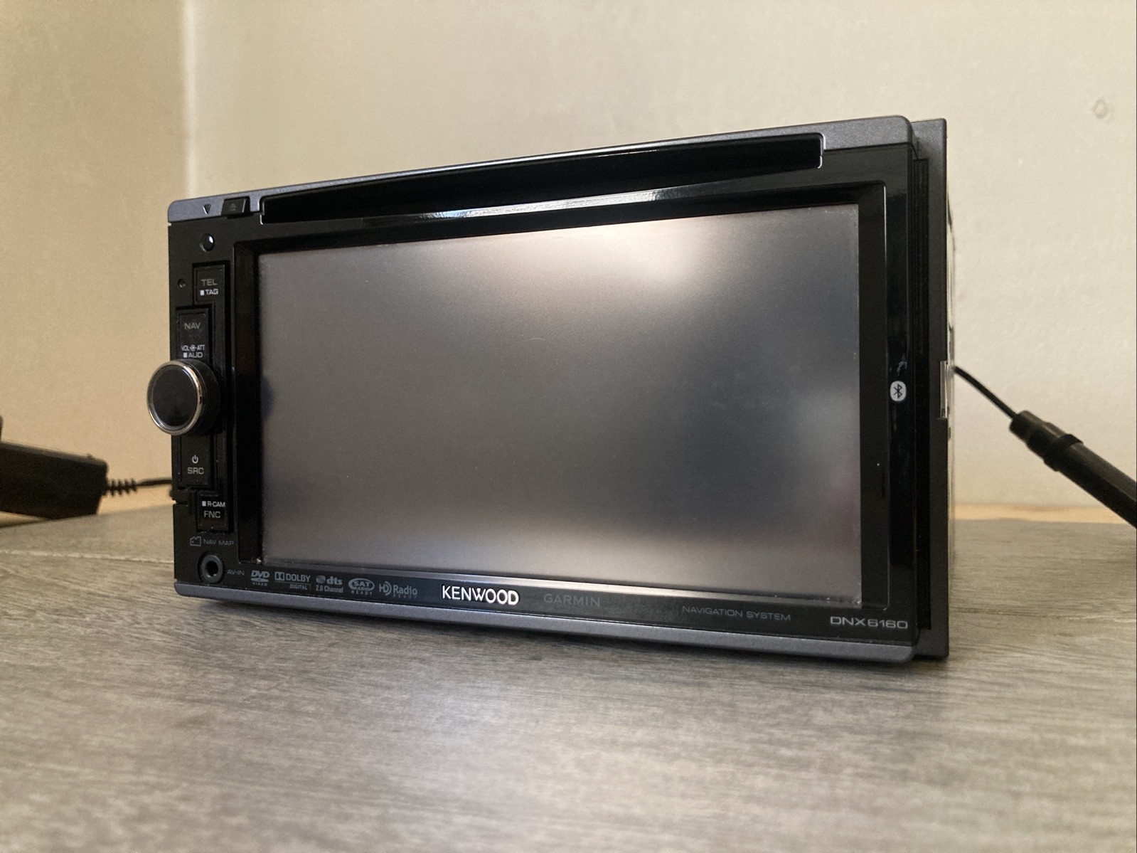 ✅Kenwood DNX6160 DVD Player USB/AUX Bluetooth GPS Nav Garmin TESTED-WORKING