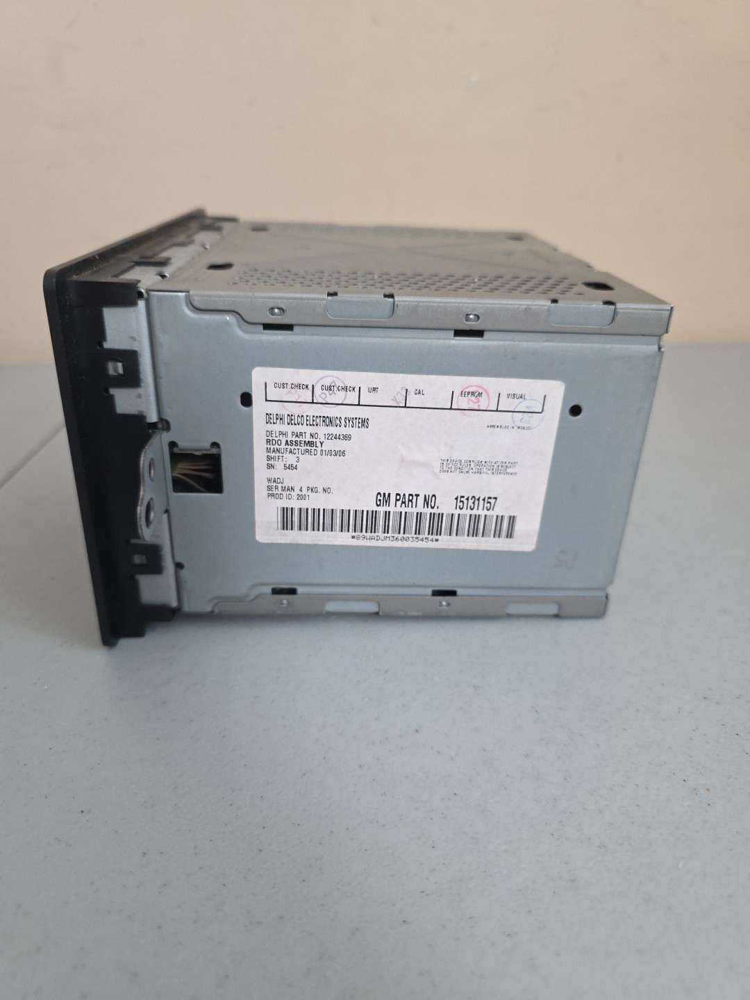 MINT OEM GM Delphi Delco Radio 15131157 Dash AM FM 12244369