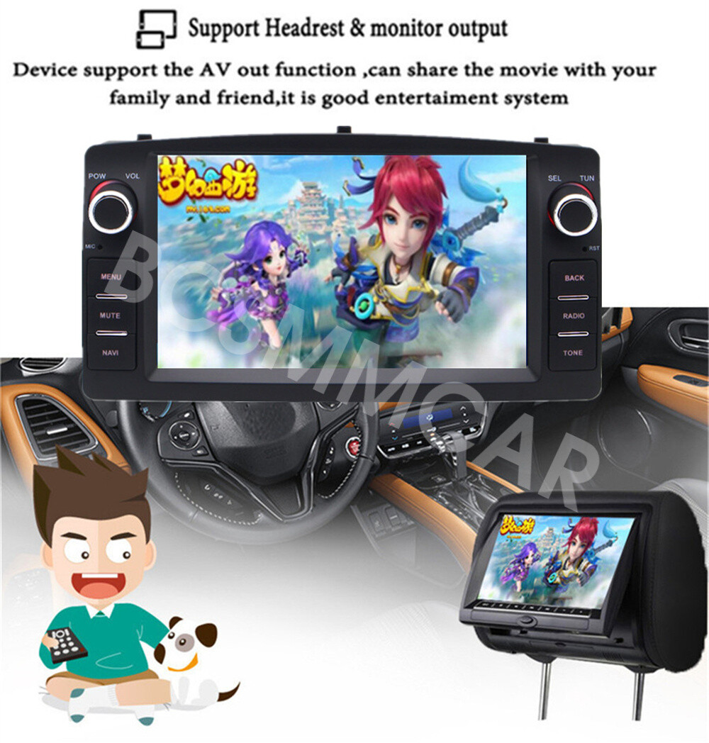 Fit For Toyota Corolla 2003-2008 Double Din Car Stereo Touch Screen Radio Player