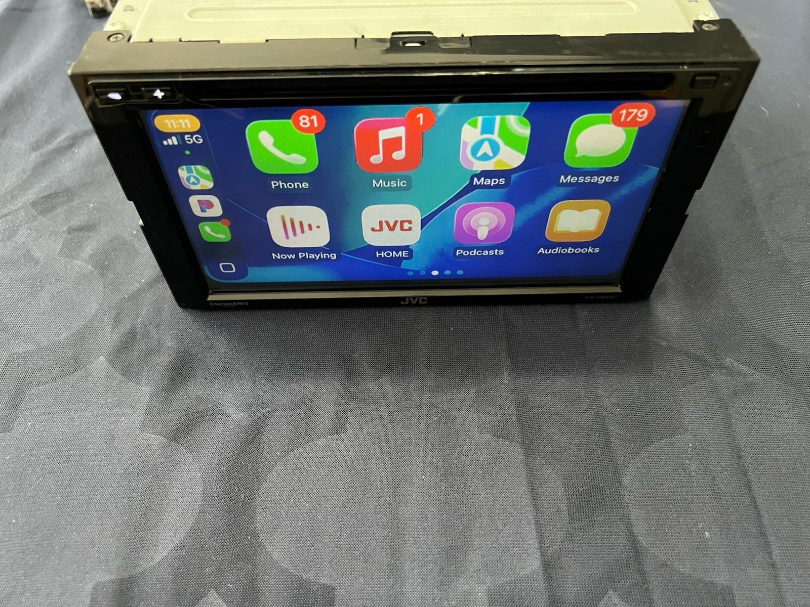 ⭐️Pre-Owned,TESTED⭐️ JVC APPLE CARPLAY|BT|USB|CD|DVD|AM/FM-(KW-V830BT)