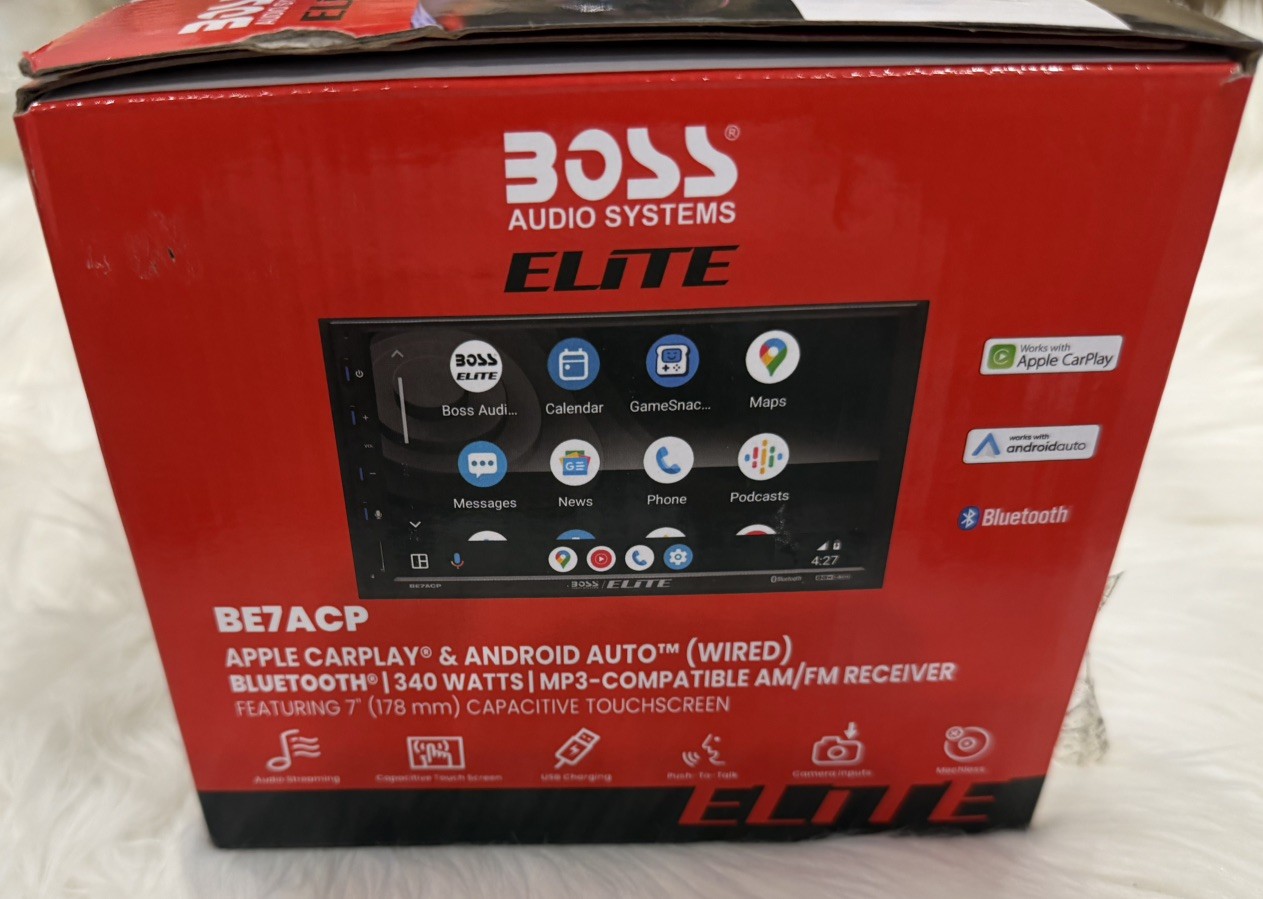 Boss Audio System Elite BE7ACP Black 7″ Digital BT Multimedia Receiver-OPEN BOX
