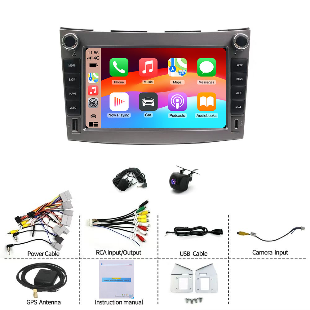 7” 4+64G Android 14 Car Radio for Subaru Legacy Outback 2010-2014 Stereo Carplay