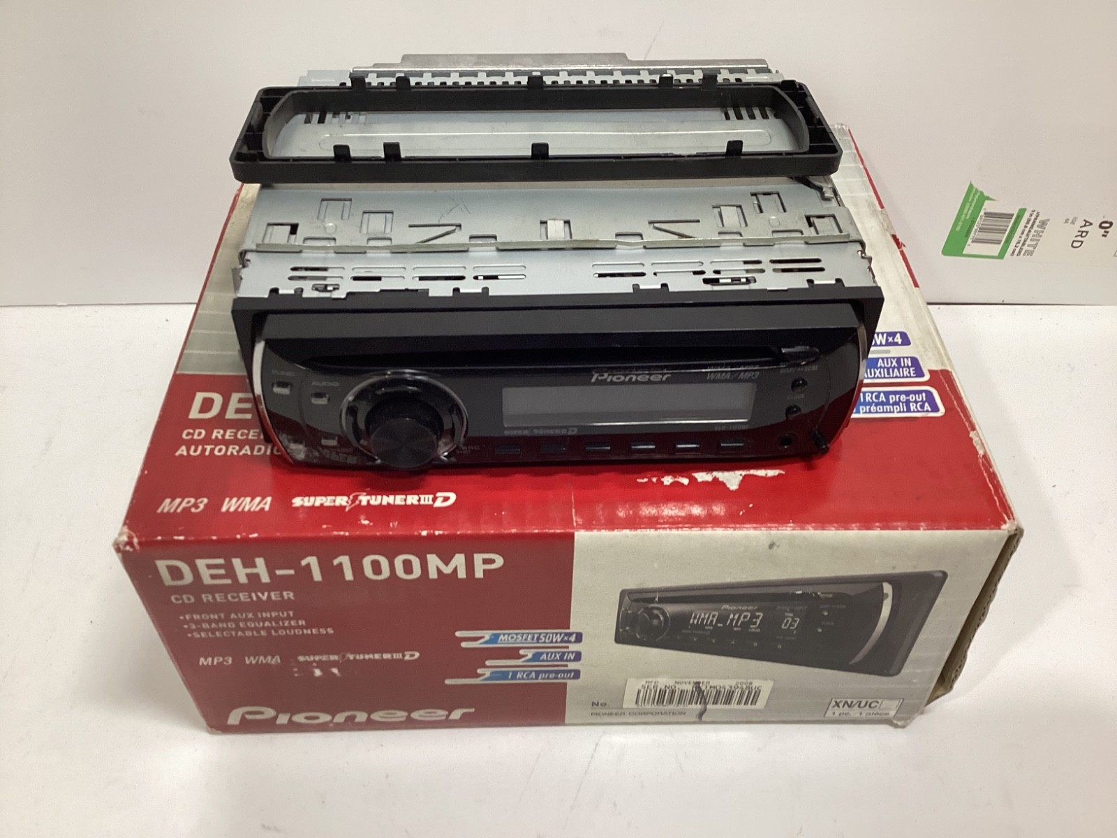 Pioneer DEH-1100MP CD Player WMA MP3 Aux In Car Stereo Radio open box