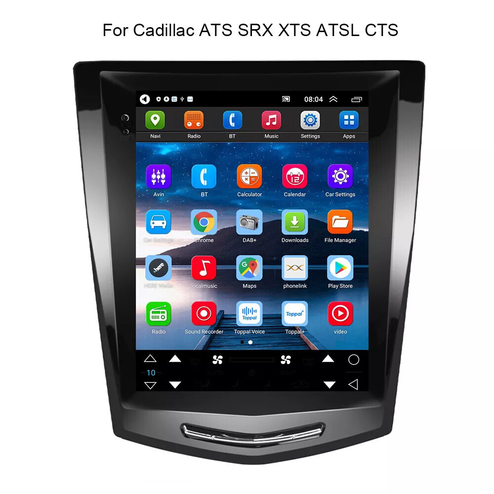 9.7″ Car Stereo Radio For Cadillac ATS SRX XTS CTS AHD Android Carplay GPS Navi