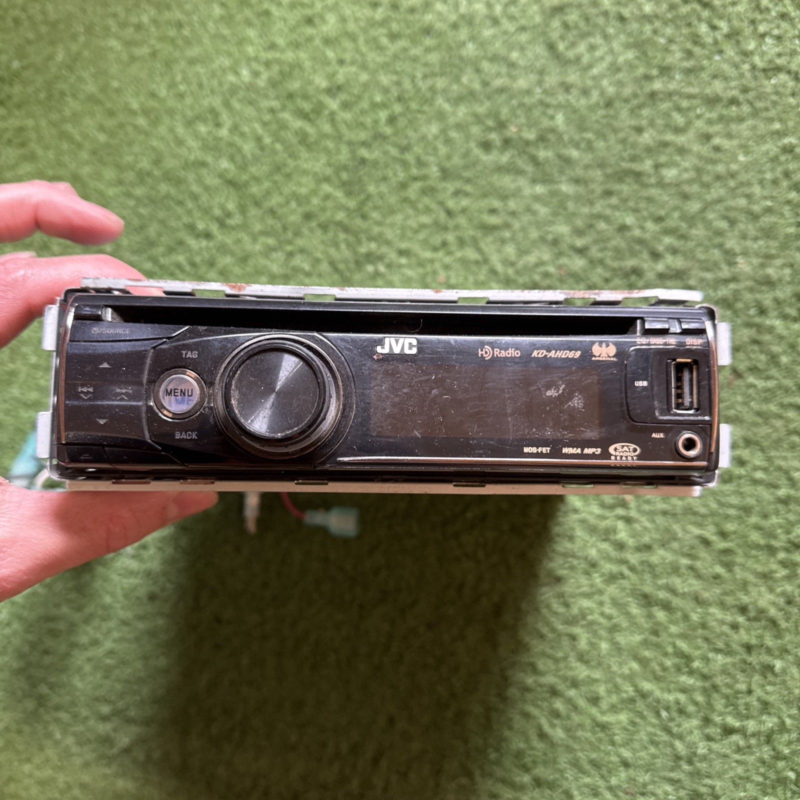 JVC KD AHD69 Car Radio MOSFET MP3 Arsenal HD radio With USB