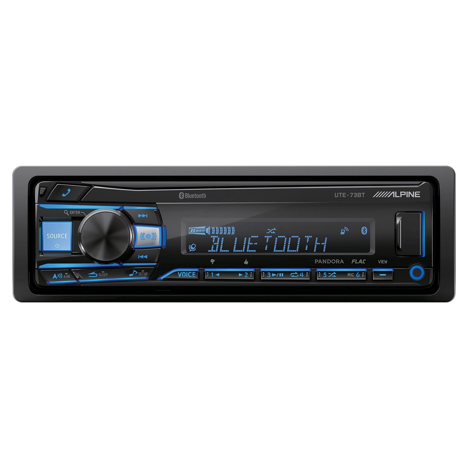 Alpine UTE-73BT Mech-Less Bluetooth Digital Media Receiver – BRAND NEW