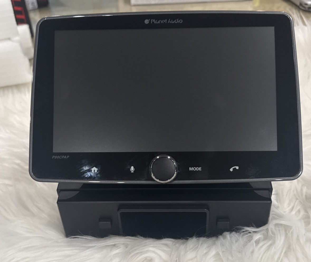 Planet Audio P80CPAP 8 in. Car Stereo Apple CarPlay, Android Auto, Single Din-OP